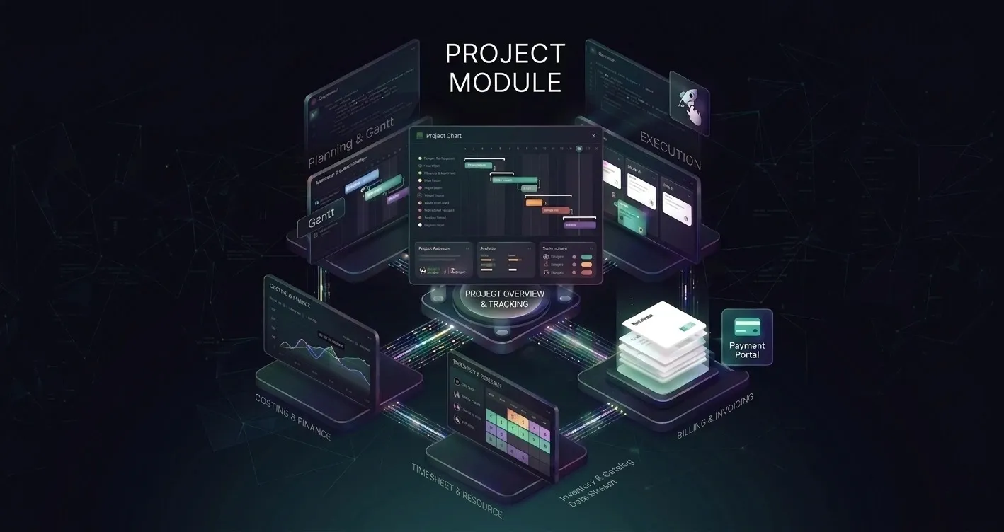 Digital project-management solution with interactive dashboards, scheduling, and performance insights.